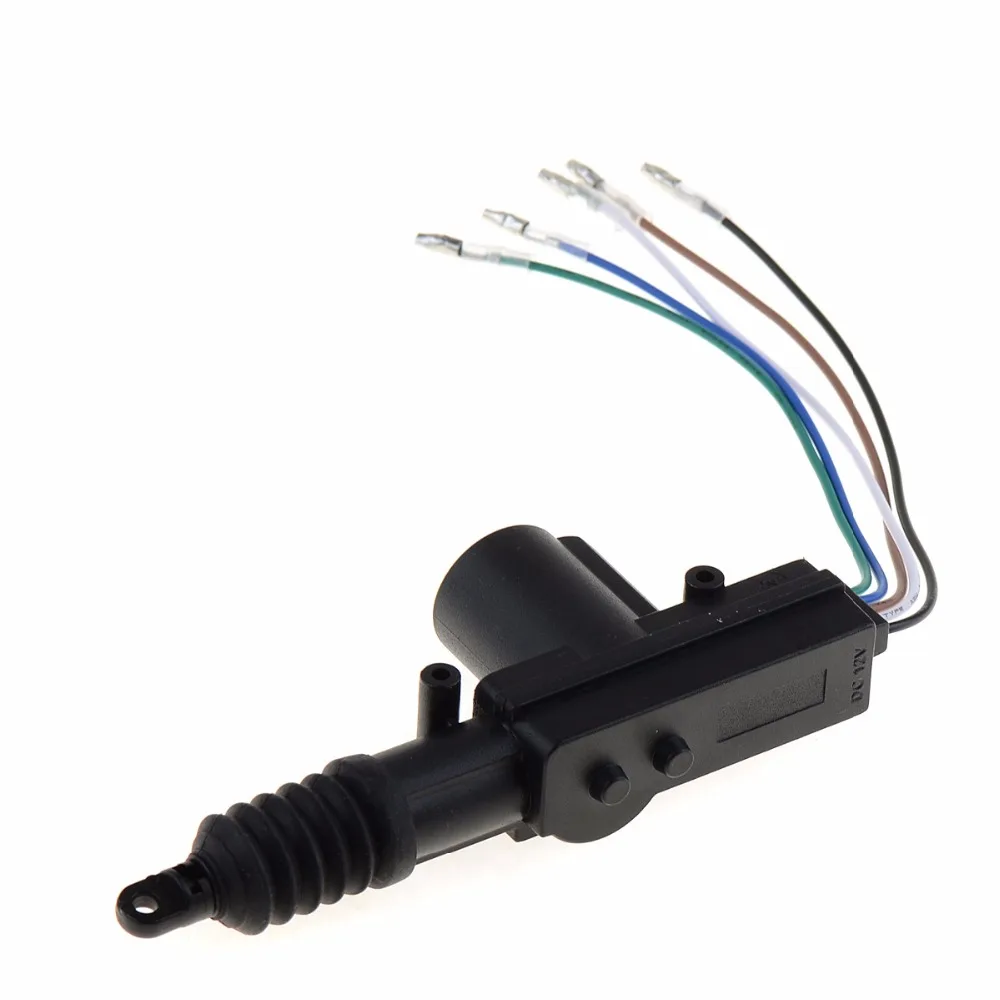 Car Auto Heavy Duty Power Door Lock Actuator Motor 5 Wire DC 12V Black