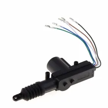 Car Auto Heavy Duty Power Door Lock Actuator Motor 5 Wire DC 12V Black TD1 Car Alarms & Security Vehicle Electronics