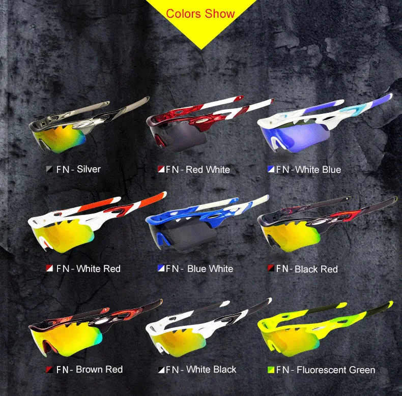 2017 Brand Polarized Cycling SunGlasses Unisex Mountain Bike Goggles