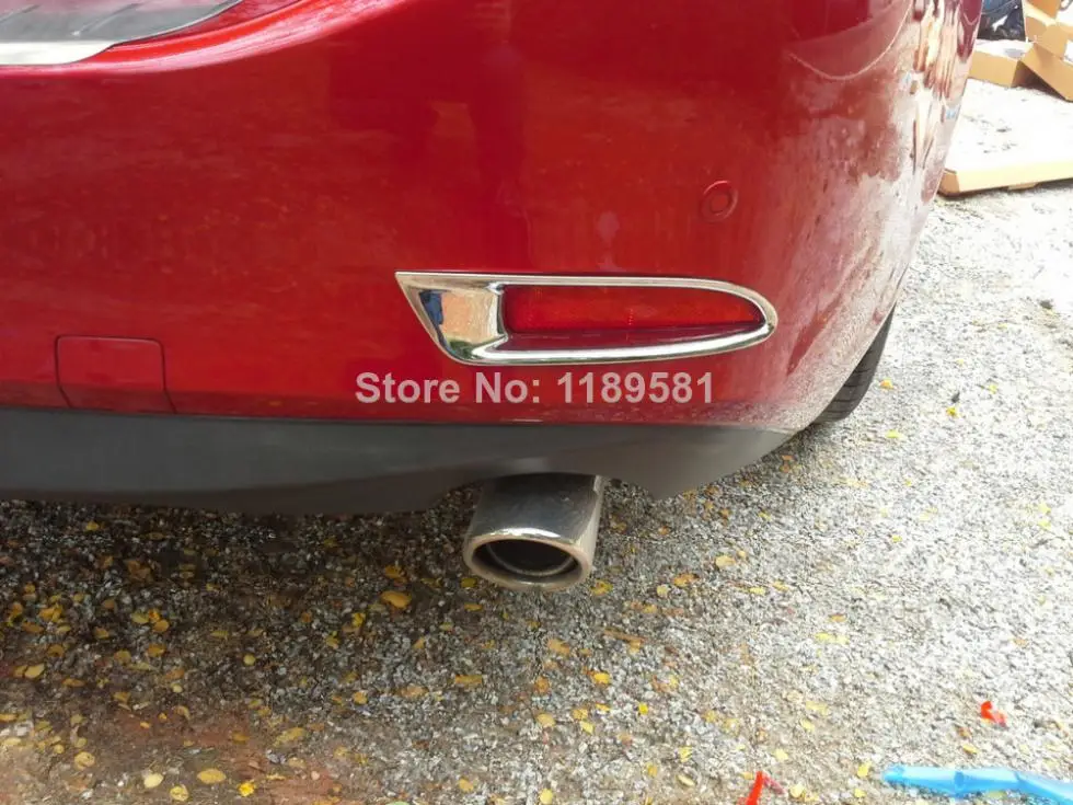

For Mazda 6 M6 Atenza 2014 2015 2016 ABS Chrome Rear Fog Light Lamp Cover Trim