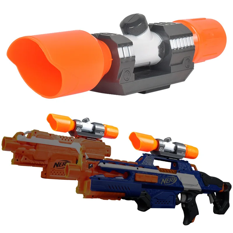Изменение части Передняя Труба Прицельная устройство для Nerf Elite серии-оранжевый + серый