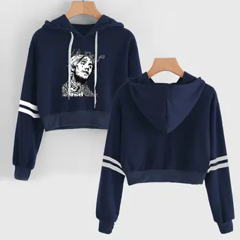 

2019 Hot Sale Lil Peep Navel Hoodies Harajuku Casual Fashion Design Hip Hop Hoodie Lil Peep Short Sweatshirts Pullover Clothes