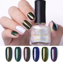 BORN PRETTY 6 мл Лак для ногтей неоновый верхнее покрытие Хамелеон Блестящий поверхность глянцевое масло для ногтей маникюрный лак