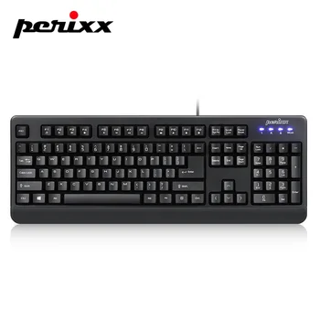 

Perixx PERIBOARD-517 - Waterproof IP 65 Keyboard USB Wired Ergonomic Waterproof ,Dustproof ,Washable Home Office Keyboard