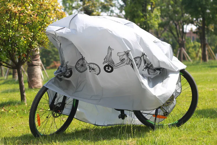 Водонепроницаемый чехол для велосипеда, портативный велосипедный мотоцикл, защита от дождя и пыли, 2 цвета, Велосипедный Чехол для велосипеда, Открытый чехол от дождя на велосипед
