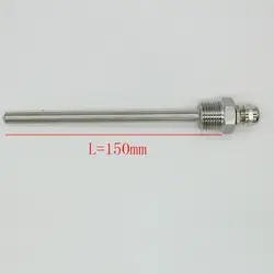 Гильзы Длина 150 мм резьбой 1/2 "(dn15) Нержавеющая сталь 304