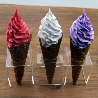

Simulation food model Simulation crispy ice cream model fake egg cone ice cream model props custom dessert food model ornaments