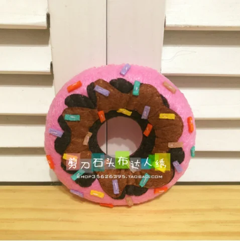 DIY food solid mixed bagel / donut Fabric Felt kit Non-woven cloth Craft DIY Sewing set Handwork Material needlework JDSTB