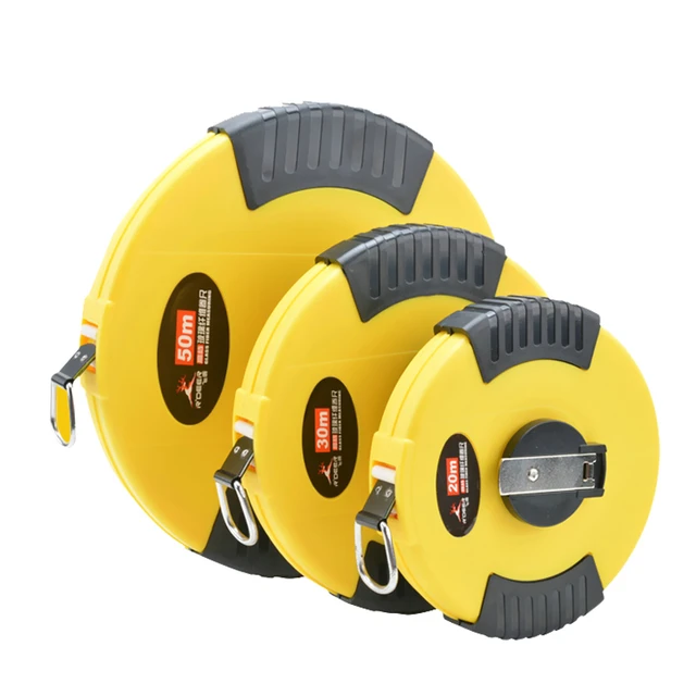 20m 30m 50m Measuring Tape Fibre Glass Tape Measure Retractable - 20m !   30m 50m measuring tape fibre glass tape measure retractable fl!   exible ruler metric inch measure tools