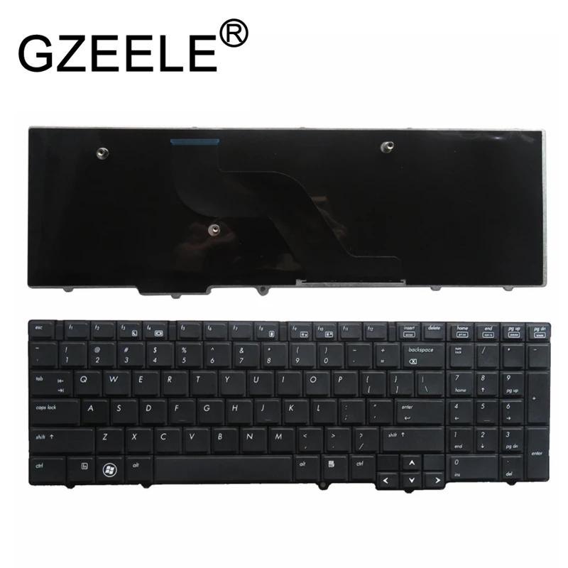  GZEELE US Black English version keyboard FOR HP EliteBook 8540 8540P 8540W Laptop Keyboard