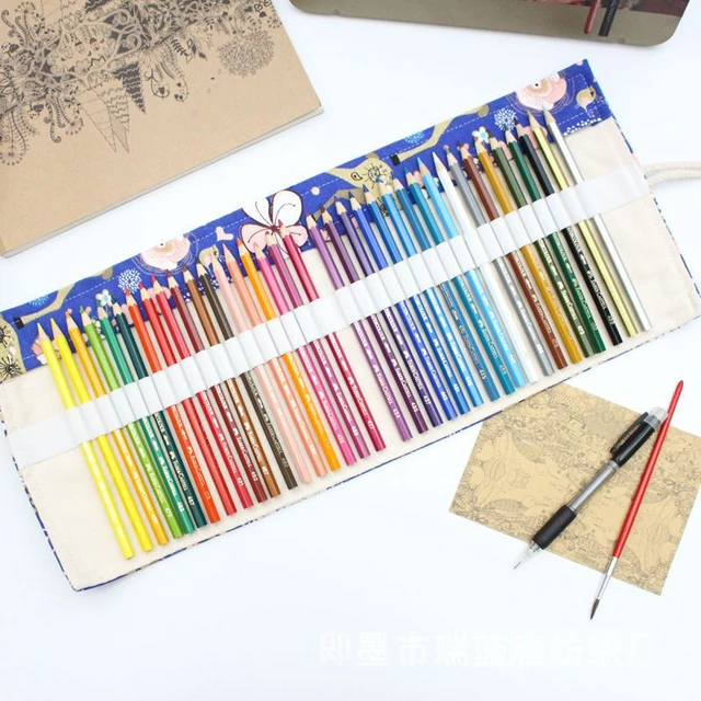 Fox Art Kit for Kids Boys Crayon Roll Girls Drawing Set 