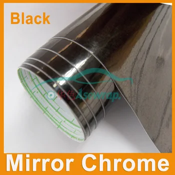 

Free shipping retails high quality car wraps vinyl Mirror Chrome with air bubble free 9 colours with different size