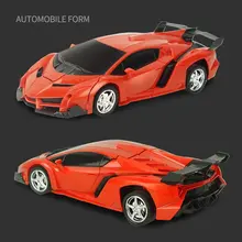 Car Transformation Robots Sports Vehicle Model Robots Toys Wireless Charging Cool Deformation Car With Battery Kids Toys