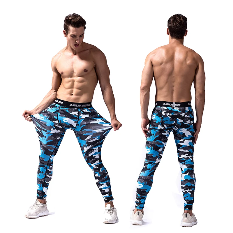 Camouflage Leggings Mens Casual Joggers 2018 Compression