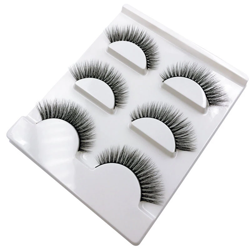 

3 Pairs 3D Mink False Eyelashes Long Thick Dramatic Look Handmade Reusable Makeup Fake Eyelash JIU55