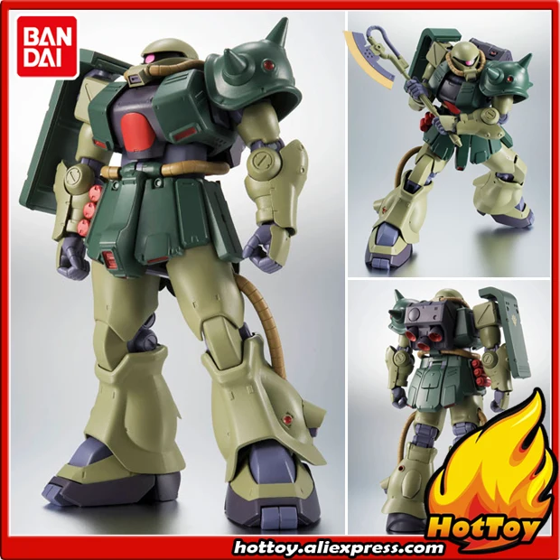 100% оригинальная робот BANDAI Spirit No.237 экшн-фигурка-MS-06FZ Zaku II Kai ver. A.N.I.M.E. из Mobile Suit Gundam