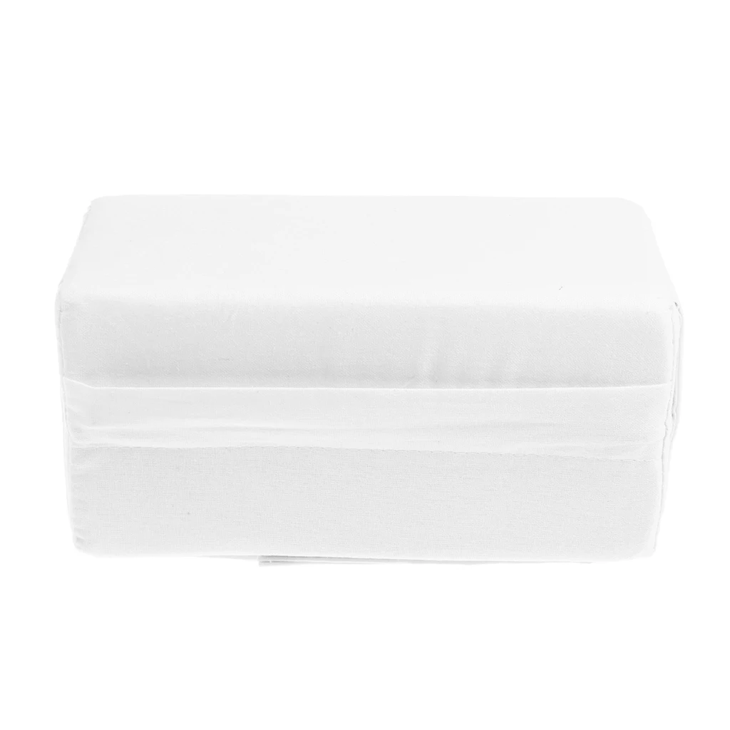 Soft Sponge Cotton Knee Pillow Leg Cushion Anti-Bedsore Ankle Foot Pad Blue/White