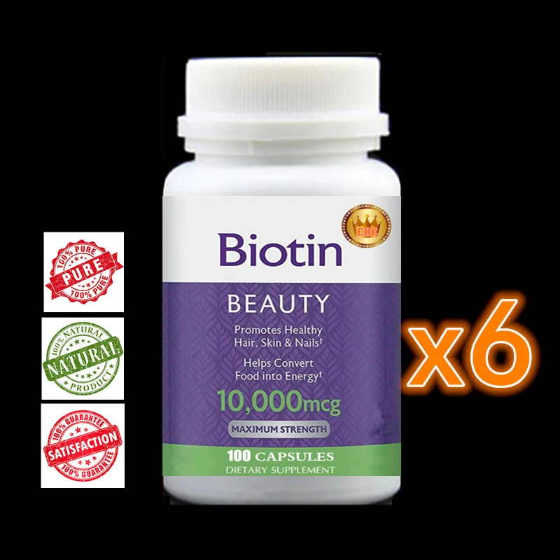 

600pcs,Best Biotin Maximum Strength 10000mcg,High Potency to Supports Hair Growth, Glowing Skin and Strong Nails,Vitamin H