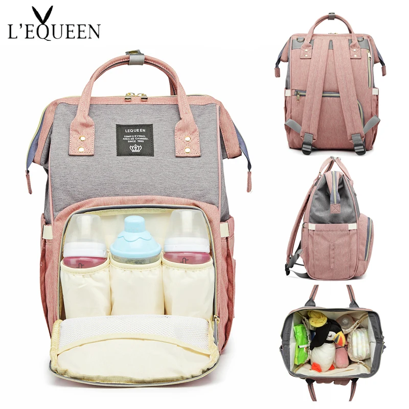 Fashion Mummy Maternity Diaper Bag Large Nursing Bag Travel Backpack Designer Stroller Baby Bag Baby Care Nappy Backpack