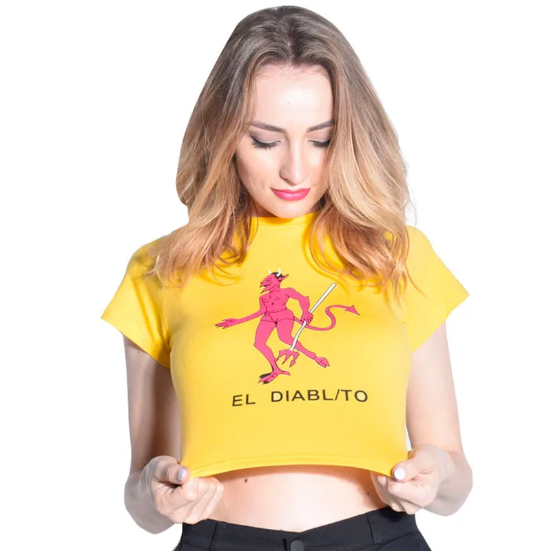 el diablito yellow top