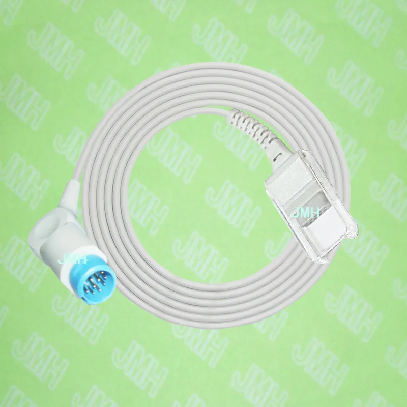 

Compatible for Philips(HP) Merlin Pulse Oximeter monitor,M1900A/B Spo2 sensor adapte cable,12 PIN male to DB9 female.