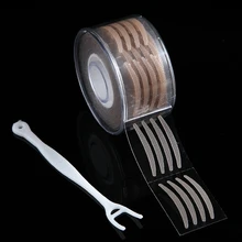 600pcs S Makeup Clear Lace Mesh Eyelid Thin Stripe Big Eyes Invisible Double Fold Eyelid Shadow Sticker Double Eyelid Tape Tools