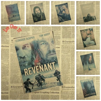 

Multiple awards The Revenant Classic Movie Kraft Paper Poster Cafe Creative wallpaper Interior Decoration