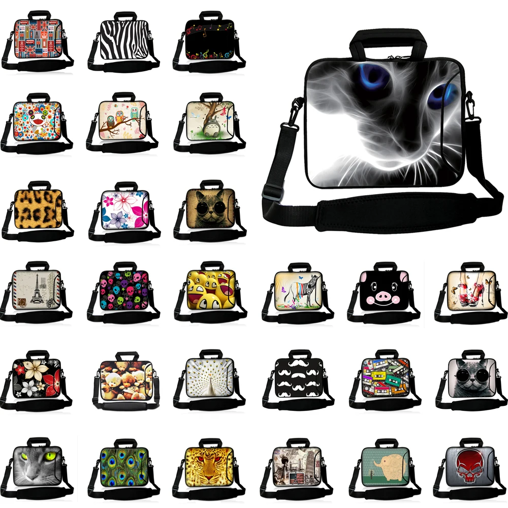 

Computer Accessories Neoprene Carry Case 10/12/13/14/15/17 Inch Laptop Notebook Messenger Briefcase Bag For Lenovo Dell Macbook