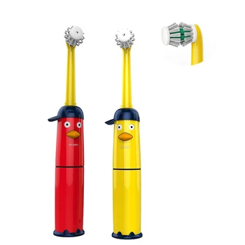 

2019 New Electric Toothbrush 30S Quickly brush Suit for 3-6 years old or 7-14 years old Tooth Double-sided brush heads for kids