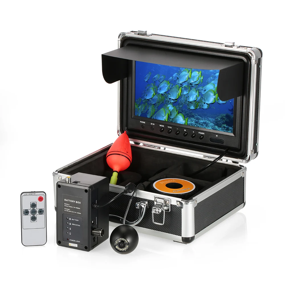 Underwater Fishing Camera 9" Color LCD Large Screen Monitor Waterproof