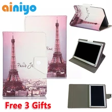 Универсальный чехол для chuwi hi9 pro, 8,4 дюймов, для планшета, с принтом защитный чехол из искусственной кожи+ 3 подарка