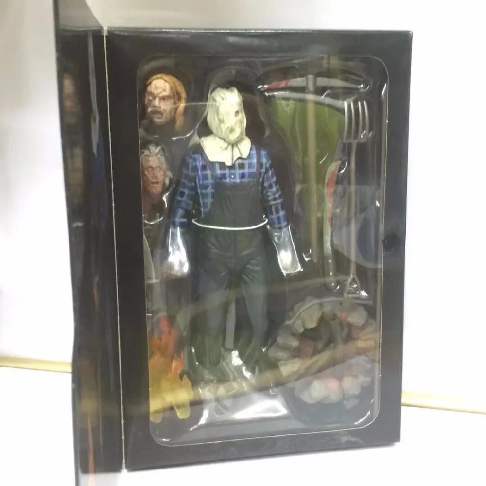 NECA 3D Friday 13th Jason Leatherface бензопила Лори шёл Майкл Майерс Фредди Крюгер Pennywise Джокер Фигурки игрушки