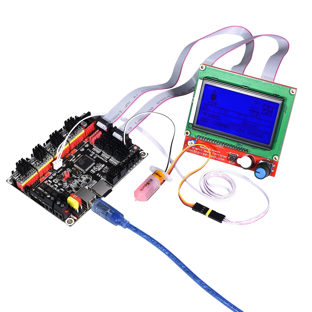 BIGTREETECH SKR V1.3 плата Smoothieboard 32 бит + 12864 ЖК дисплей A4988 DRV8825 TMC2208 TMC2130 Ramps 1 6 MKS GEN L