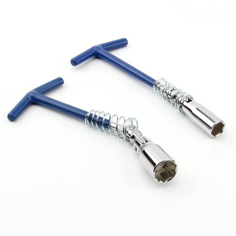 Car Spark Plug Removal Tool 1Pcs T Bar Flexible Spanner Spark Plug