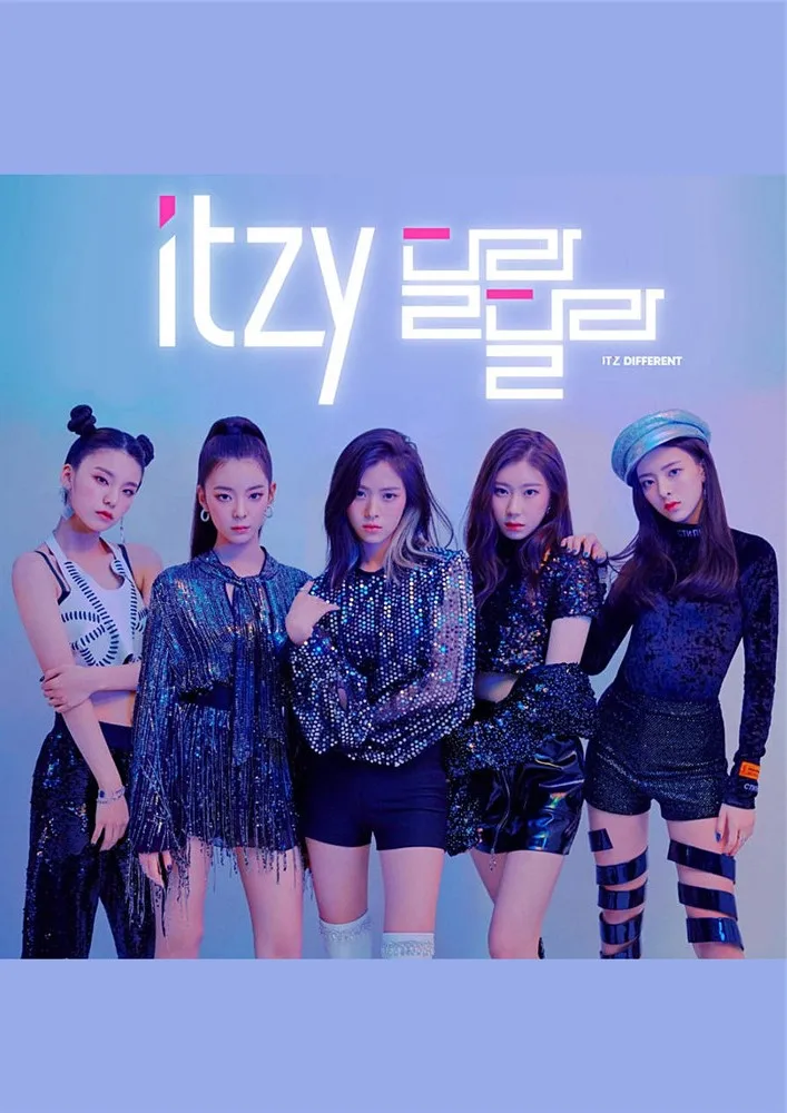 Постеры ITZY в стиле K POP корейские певицы бумага с белым покрытием печать четкое