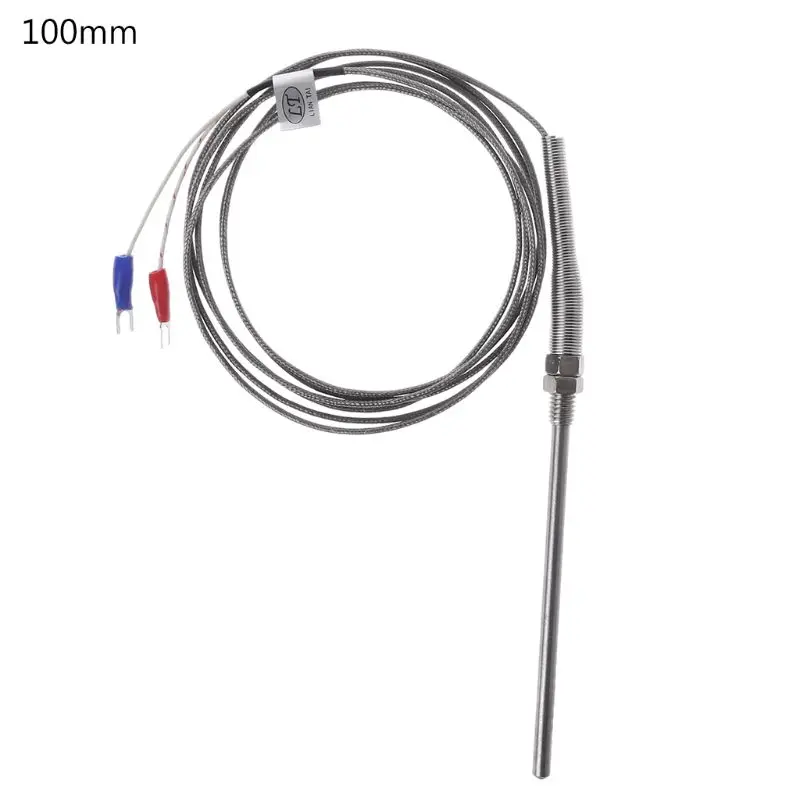 Details about   K-Type 1.5*100MM Probe Thermocouple Temperature Sensor Cable W/ 2M Wire 