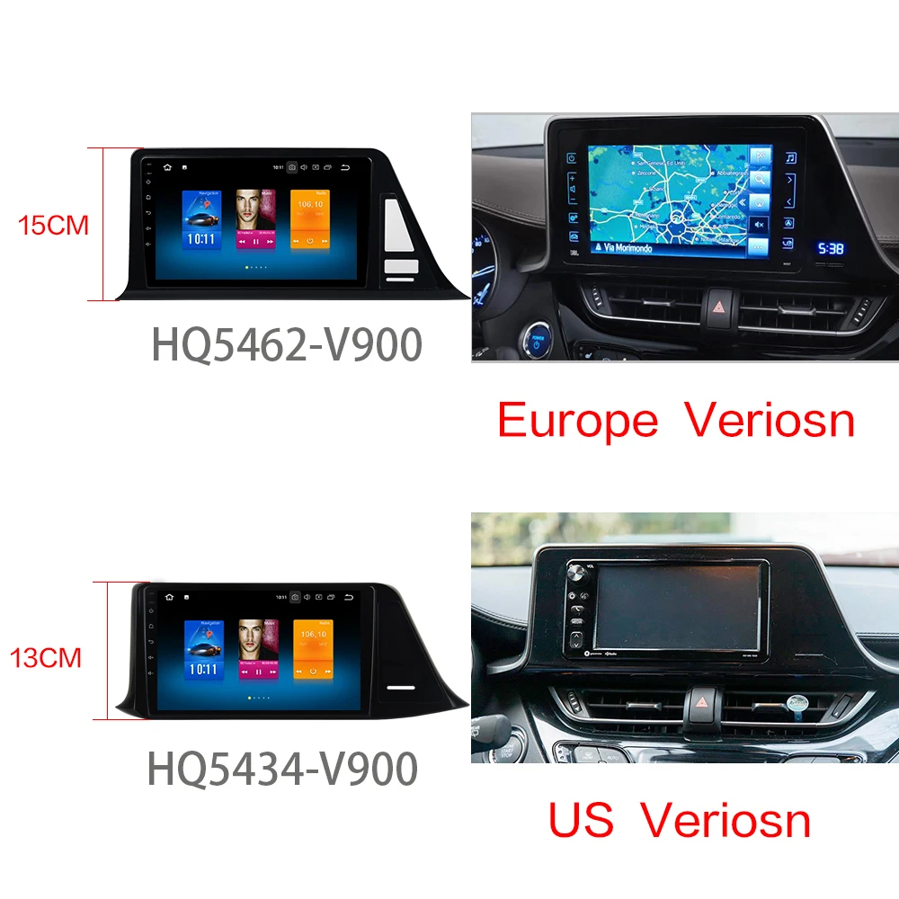 KOOCAVS 9 &quotips Android 0 Автомобильный gps радио плеер для Toyota C HR CHR 2016 2017 2018 США 4 Гб + 64