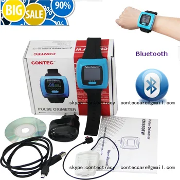 

Promotion FDA wrist Pulse Oximeter with bluetooth,Spo2 Monitor OLED USB+SW+alarm