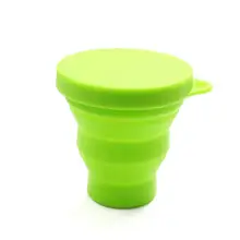 1/2/4 шт. практичный силикон складные чашки Портативный Мини Выдвижной дорожная кружка сжатия чашка для занятий спортом на открытом воздухе, зеленого, оранжевого цвета