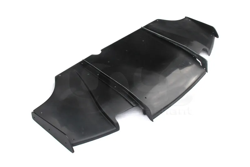 2008-2012 Mitsubishi Lancer Evolution X Varis Collaboration AREO Style Rear Diffuser FRP (3)