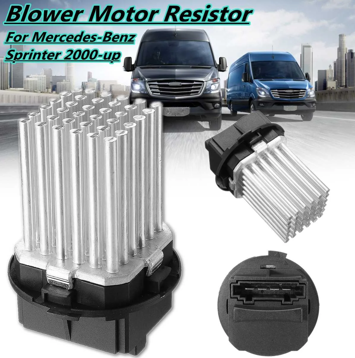 

0008212992 For Mercedes-Benz Sprinter 2006-2016 Replacement 906 903 1Pcs Car Blower Fan Motor Heater Resistor Speed Controller