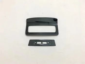 

Car Styling Accssories Sticker Rear Seat Tail Armrest Panel USB Socket Cap Cover Trim For Skoda Karoq 2017 2018 2019 2pcs/set