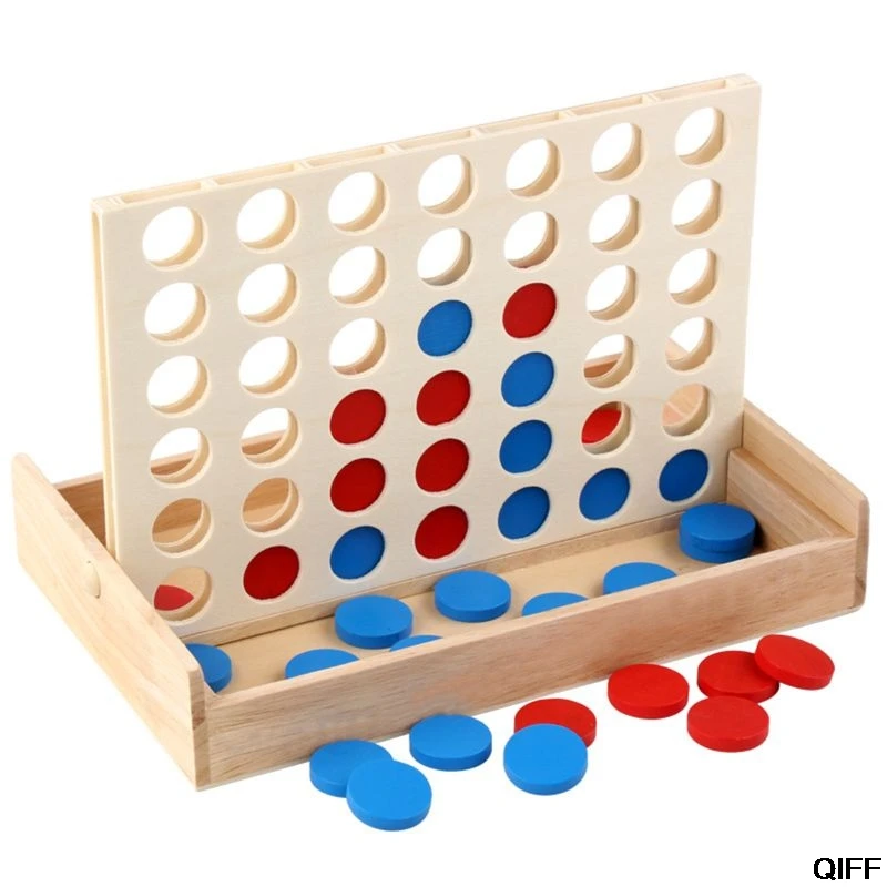 

Dropshipping 4 in a Row. Four in a Row Wooden Game, Line Up 4, Classic Family Toy, Board Game For Kids And Family Fun