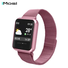 Sports IP68 Smart Watch P68 fitness bracelet activity tracker heart rate monitor blood pressure for ios Android apple iPhone X 8
