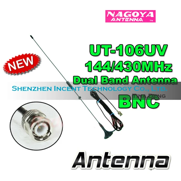 Pengiriman gratis 10 pcs Nagoya Dual band UT 106 BNC Pengiriman gratis 10 pcs Nagoya Dual band UT 106 BNC