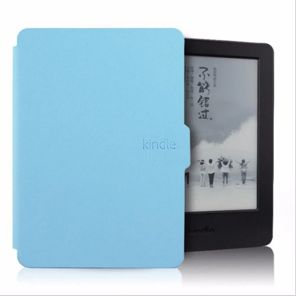 Чехол для Amazon Kindle Paperwhite 1, 2, 3, тонкий складной чехол, 6 дюймов, умный автоматический режим сна, пробуждение, читалка, чехол для Kindle Paperwhite Capa - Цвет: Sky Blue