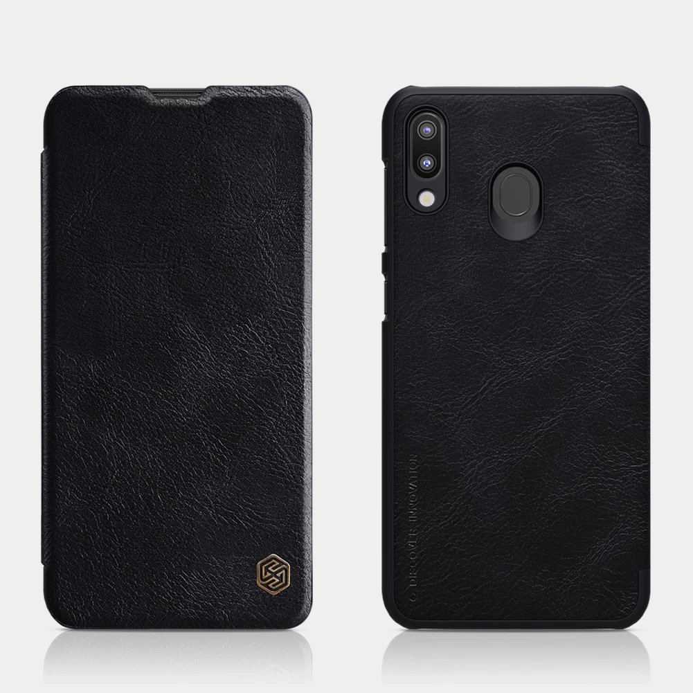 Caes Для samsung Galaxy M10 M20 M30 Nillkin Qin Series из искусственной кожи чехлы для Xiaomi samsung M20 чехол