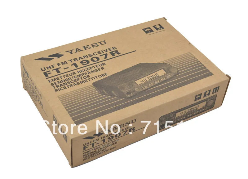 Yaesu FT 1907R 55 Вт 400 470 МГц UHF FM мобильный трансивер/Мобильное радио|radio|transceiver kenwoodtransceiver
