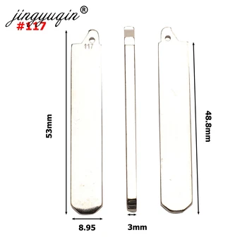 Keyforkess #117 #116 #25 #03 lama chiave per Honda Accord Fit Odyssey CRIDER(2014G/A) Flip pieghevole KD VVDI JMD chiave auto vuota - Jingyuqin 117 116 25 03 lama chiave per Honda Accord Fit Odyssey CRIDER 2014G A