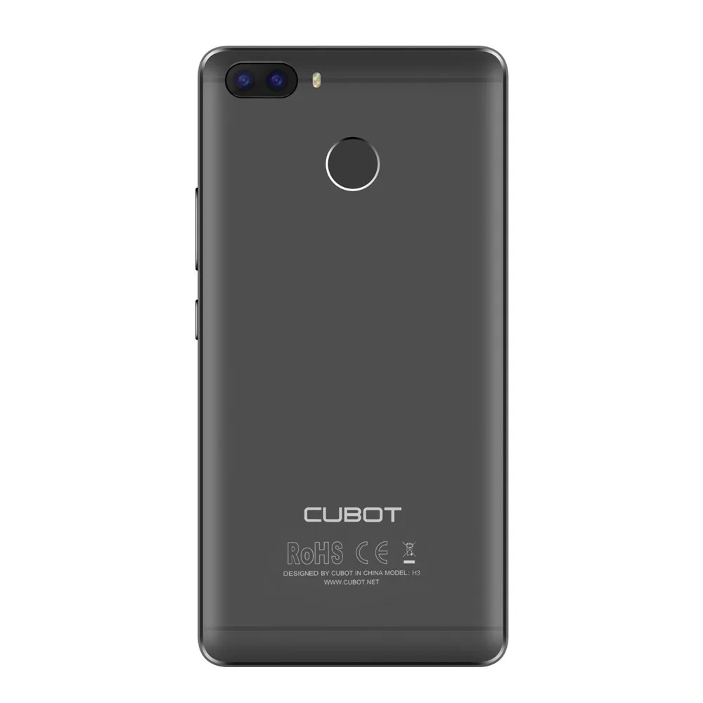 Cubot H3 смартфон с 5 дюймовым дисплеем четырёхъядерным процессором MT6737 ОЗУ 3 ГБ ПЗУ 32